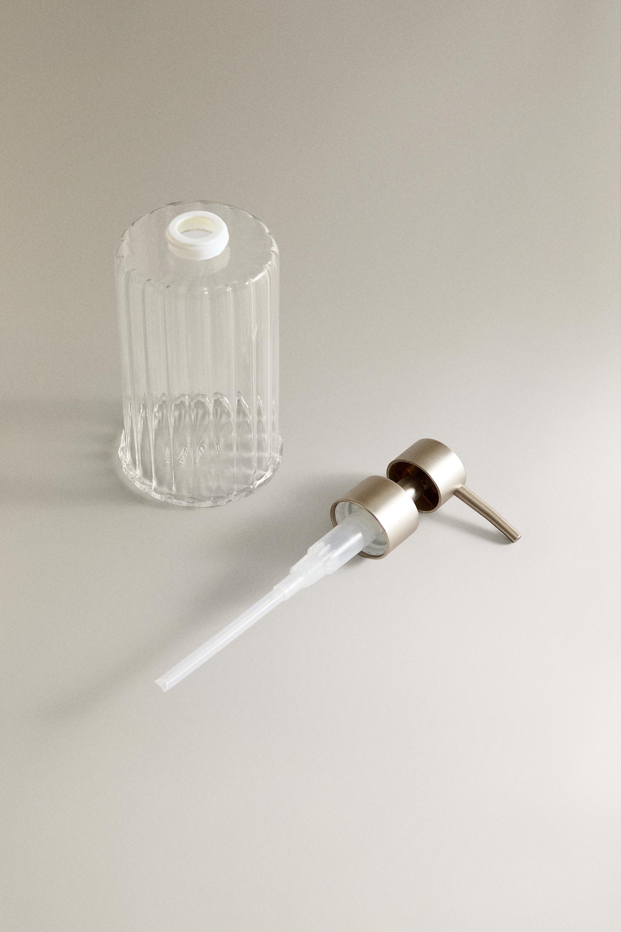 BOROSILICATE GLASS SOAP DISPENSER